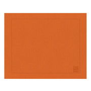 JOGO AMERICANO LINHO VISCO BARRA LARGA PREMIUM LARANJA 50X39  CM