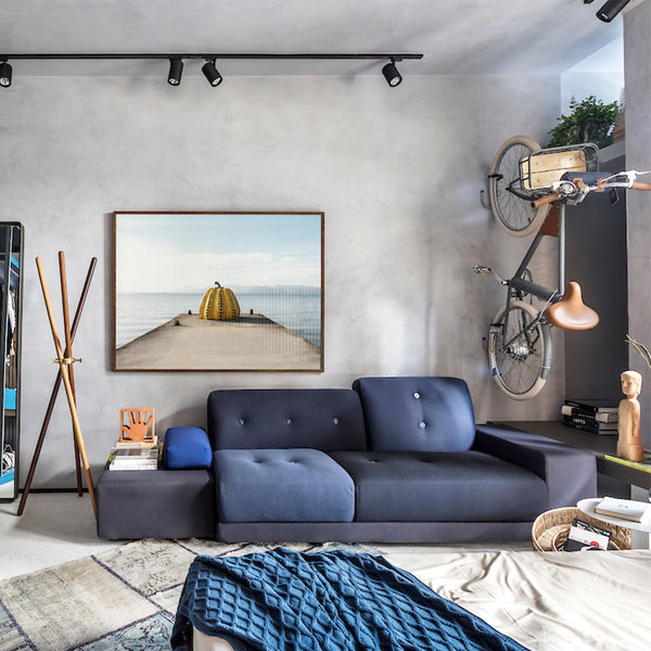 MANTA TRICOT PLUS GOTAS AZUL 130X180 CM