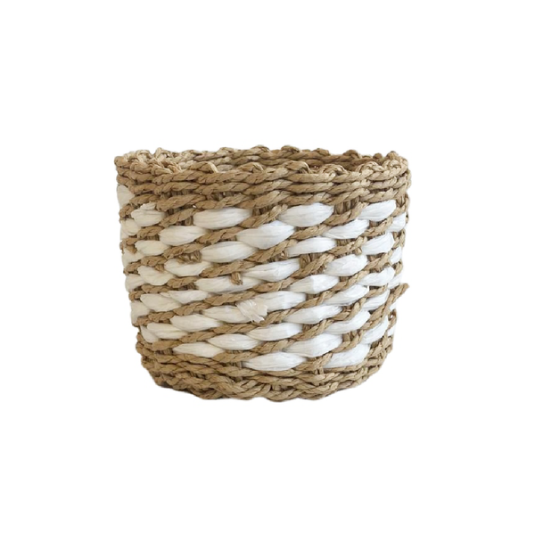 CESTO DE PALHA BLANC G