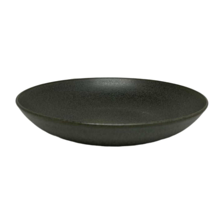 PRATO DE SOPA OU PASTA CERAMICA PORTUGUESA NERO 25 CM