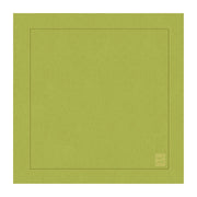 GUARDANAPO LINHO PURO BARRA LARGA PREMIUM VERDE 55X55 CM