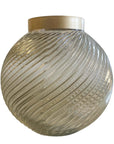 VASO ESFERA GLAM VIDRO E DOURADO 20 X 16(H) CM