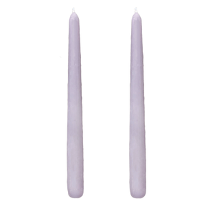 VELAS PARA CASTIÇAL CÔNICA LILÁS 25 CM - 02 UNIDADES