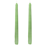 VELAS PARA CASTIÇAL CÔNICA VERDE CLARO  25 CM - 02 UNIDADES