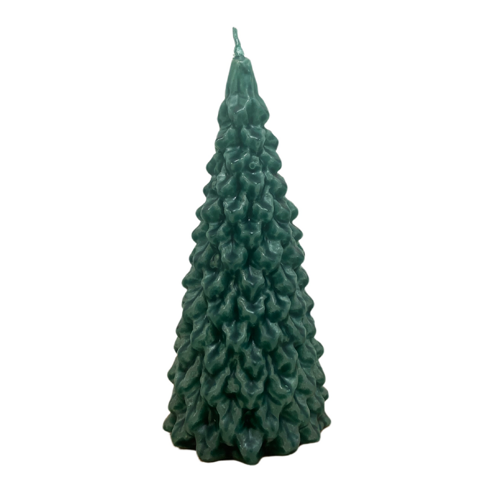 VELA ÁRVORE DE NATAL VERDE ESCURO M 6,5 X 14(h) CM