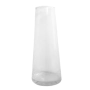 VASO DE VIDRO CÔNICO 7,5 X 18 (H) CM