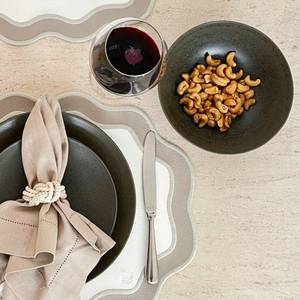 SALADEIRA DE CERAMICA PORTUGUESA NERO 20 CM