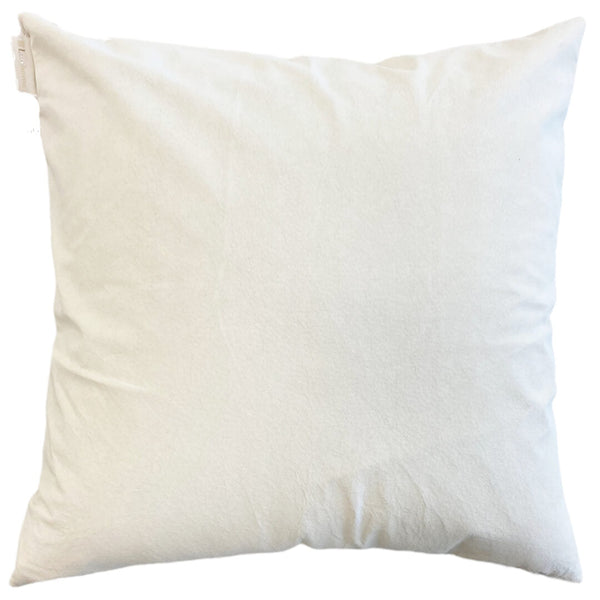 CAPA DE ALMOFADA CAMURÇA NATURAL BASIC OFF WHITE 50 X 50 CM