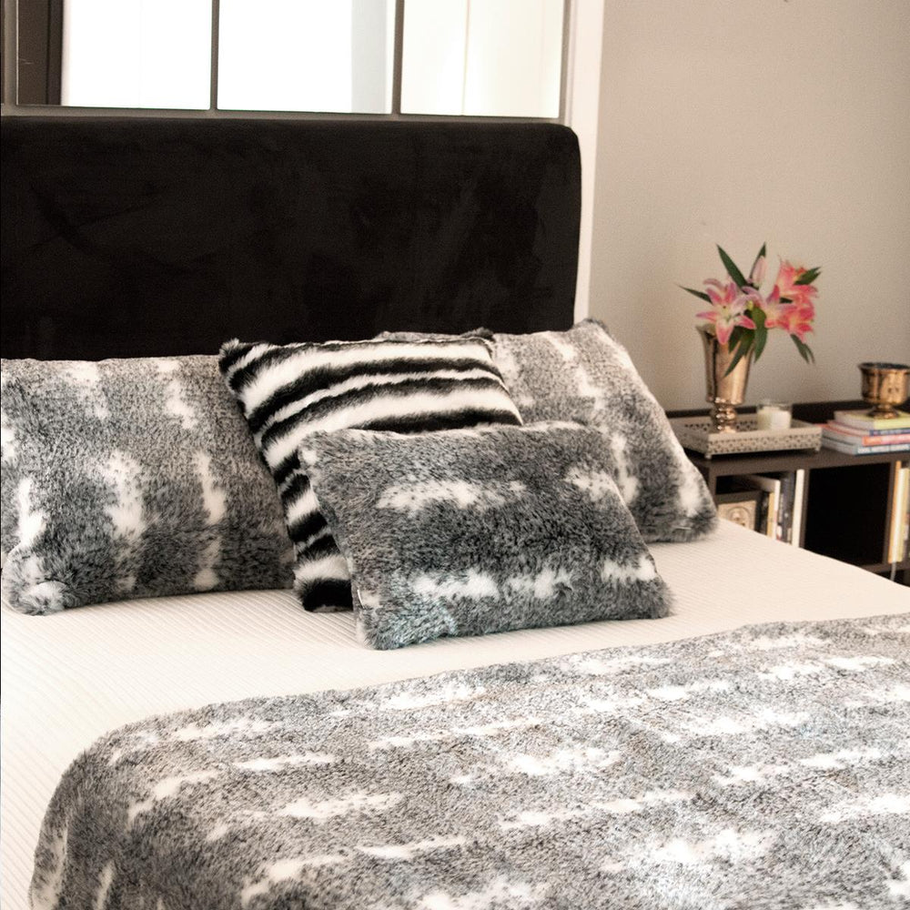 CAPA DE ALMOFADA DE PELE ESTOCOLMO 50 X 35 CM