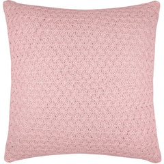 CAPA DE ALMOFADA TRICOT PLUS CESTARIA ROSA 50X50 CM