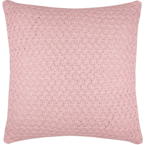 CAPA DE ALMOFADA TRICOT PLUS CESTARIA ROSA 50X50 CM