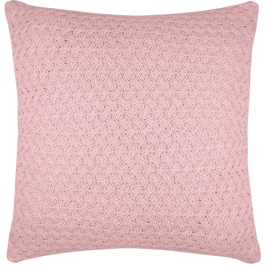 CAPA DE ALMOFADA TRICOT PLUS CESTARIA ROSA 50X50 CM