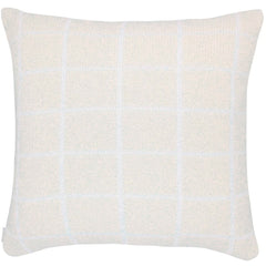 CAPA DE ALMOFADA TRICOT PLUS GRID BEGE 50X50 CM