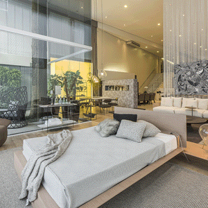 CAPA DE ALMOFADA TRICOT PLUS LOSANGOS PRETO 50X50