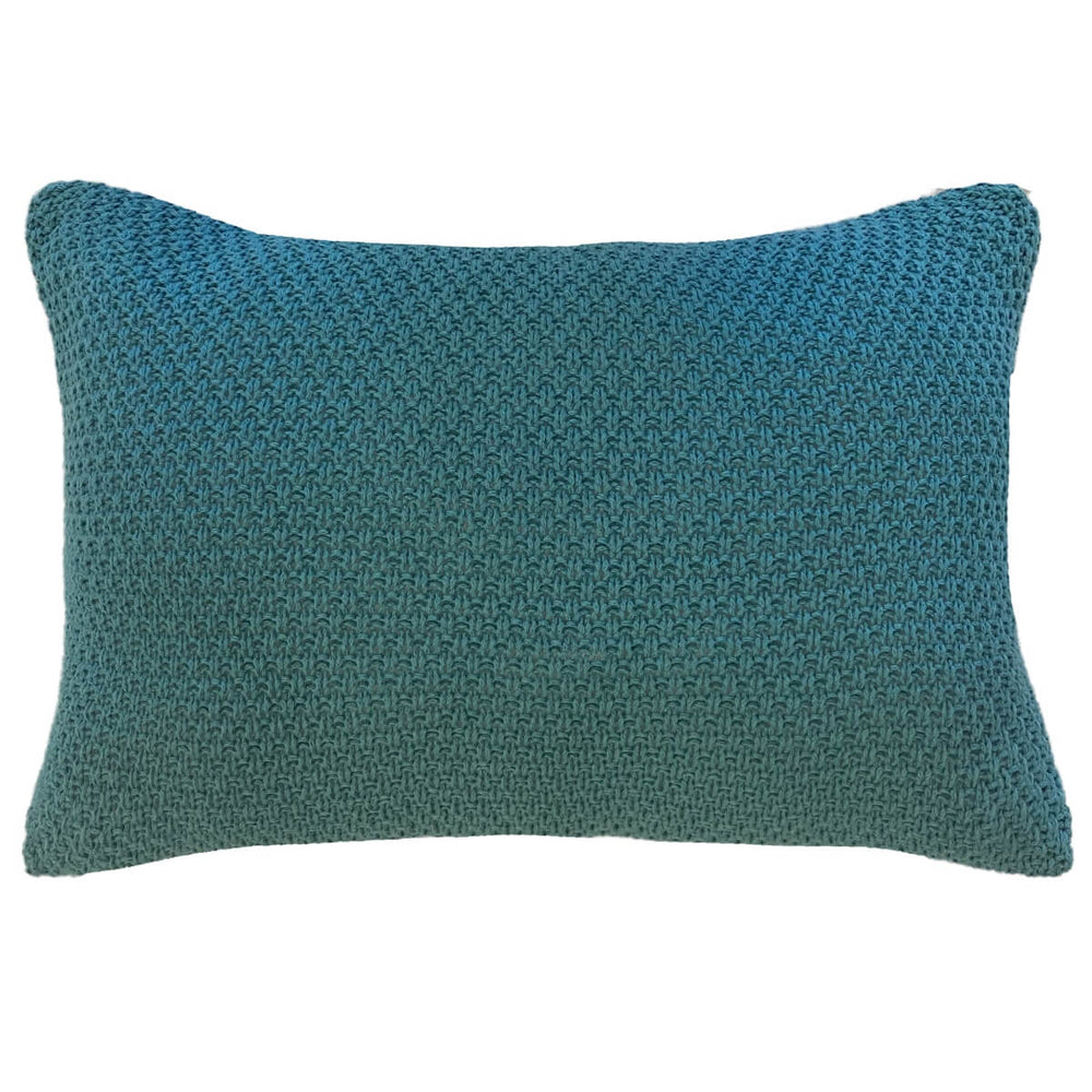 CAPA DE ALMOFADA TRICOT PLUS ARROZ VERDE 50 X 35 CM