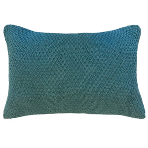 CAPA DE ALMOFADA TRICOT PLUS ARROZ VERDE 50 X 35 CM