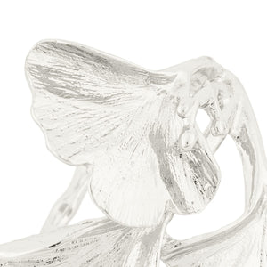 PORTA GUARDANAPO METAL FOLHA PRATA