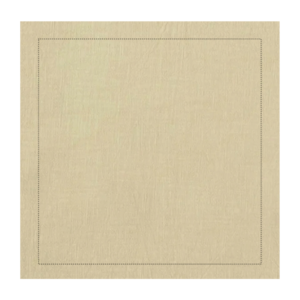 GUARDANAPO RAMIE COM PONTO AJOUR AMARELO 50X50CM