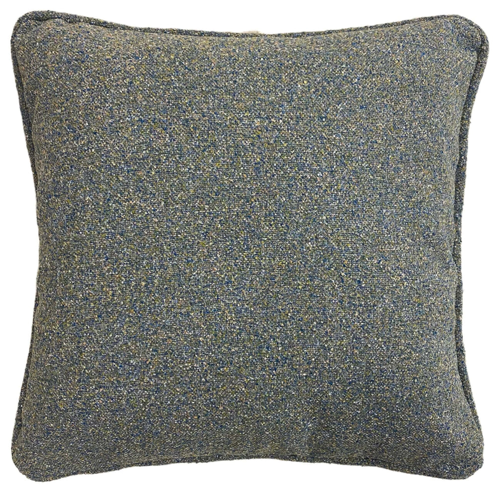 CAPA DE ALMOFADA BOUCLÉ ECO AZUL 50X50 CM