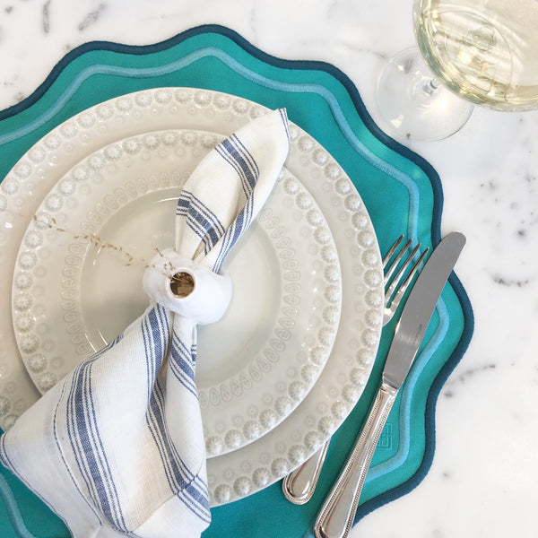 PORTA GUARDANAPO DE CERÂMICA VASINHO BRANCO