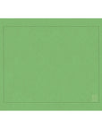 JOGO AMERICANO LINHO PURO BARRA LARGA PREMIUM VERDE FOLHA 50X39  CM