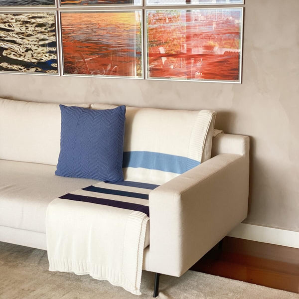 MANTA DE TRICOT ACQUA 120 x 160CM