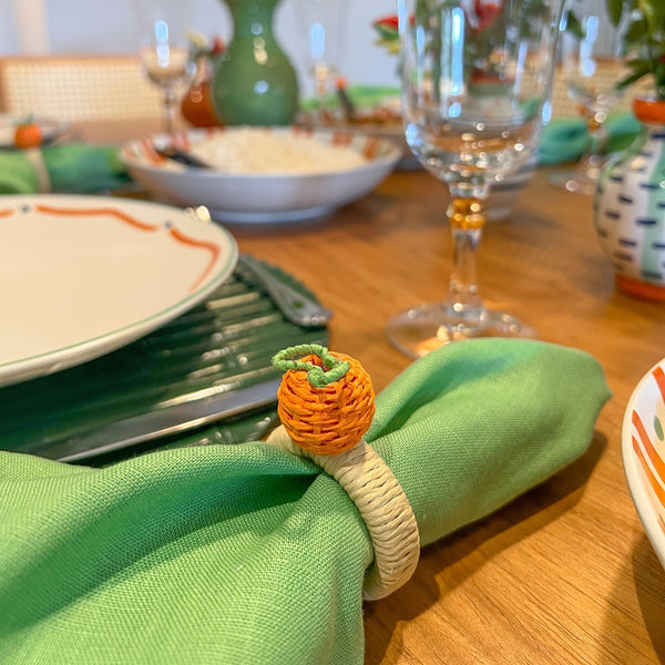 PORTA GUARDANAPO LARANJA