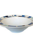 SALADEIRA DE PORCELANA GOLD DÉCO BRANCO 24,5 X 7,5 CM