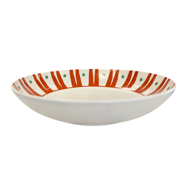 PRATO DE SOPA CERÂMICA  TOSCANA 25 CM