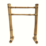 SUPORTE PARA TOALHA DE LAVABO BAMBU NATURAL BEGE