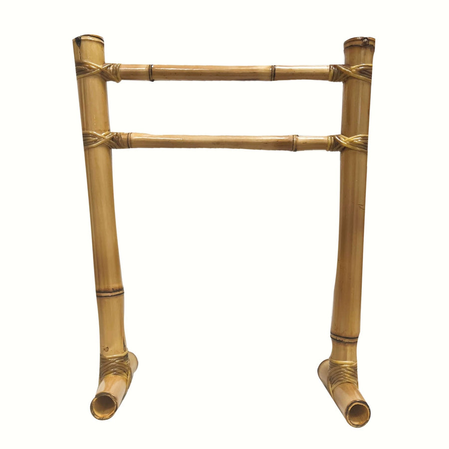 SUPORTE PARA TOALHA DE LAVABO BAMBU NATURAL BEGE