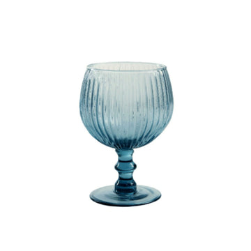 SET 6 TAÇAS DE VINHO RUSTIC AZUL 16 X 15 (H) CM