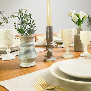 VASO BOJUDO PEDRA SABÃO P 12,5 X 15,5(H) CM