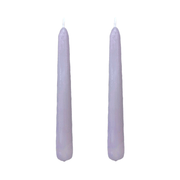 VELAS PARA CASTIÇAL CÔNICA LILÁS  18 CM - 02 UNIDADES