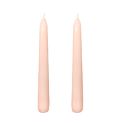 VELAS PARA CASTIÇAL CÔNICA ROSA  18 CM - 02 UNIDADES