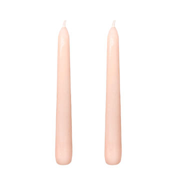 VELAS PARA CASTIÇAL CÔNICA ROSA  18 CM - 02 UNIDADES