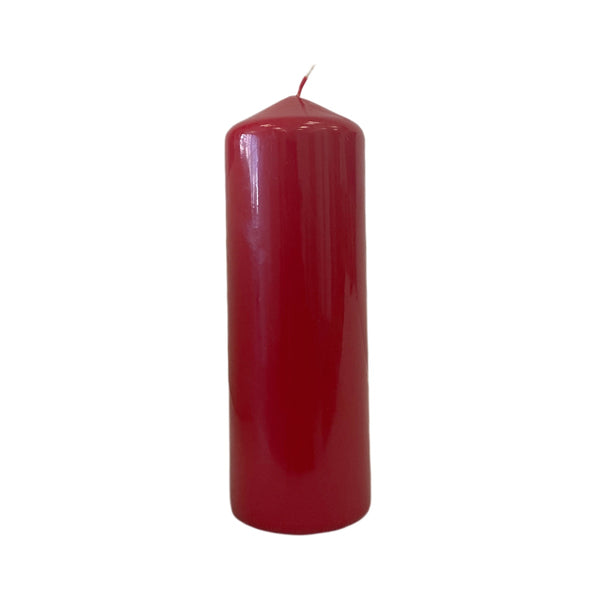 VELA DE NATAL VERMELHA G 18 X 6,5