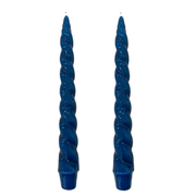 VELAS PARA CASTIÇAL NUVEM AZUL MARINHO 26CM - 02 UNIDADES