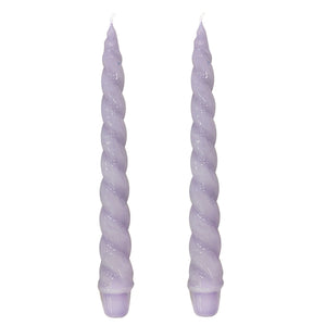 VELAS PARA CASTIÇAL NUVEM LILÁS  26CM - 02 UNIDADES