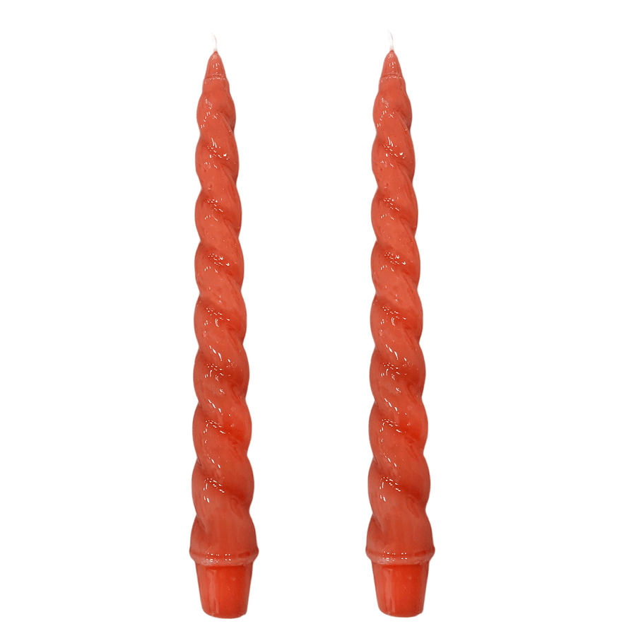 VELAS PARA CASTIÇAL NUVEM TERRACOTA  26CM - 02 UNIDADES