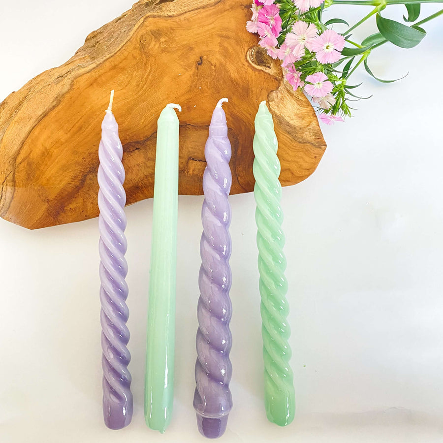 VELAS PARA CASTIÇAL NUVEM LILÁS  26CM - 02 UNIDADES