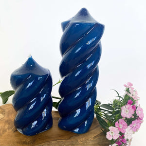 VELA SUPER TWIST AZUL MARINHO P 6,5 X 11(H) CM