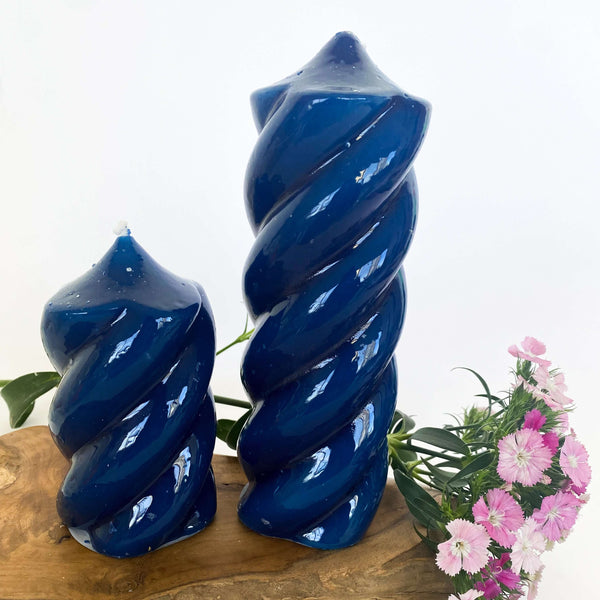 VELA SUPER TWIST AZUL MARINHO P 6,5 X 11(H) CM