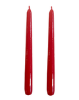 VELAS PARA CASTIÇAL CÔNICA VERMELHO 25 CM - 02 UNIDADES