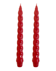 VELAS PARA CASTIÇAL NUVEM VERMELHO 26CM - 02 UNIDADES