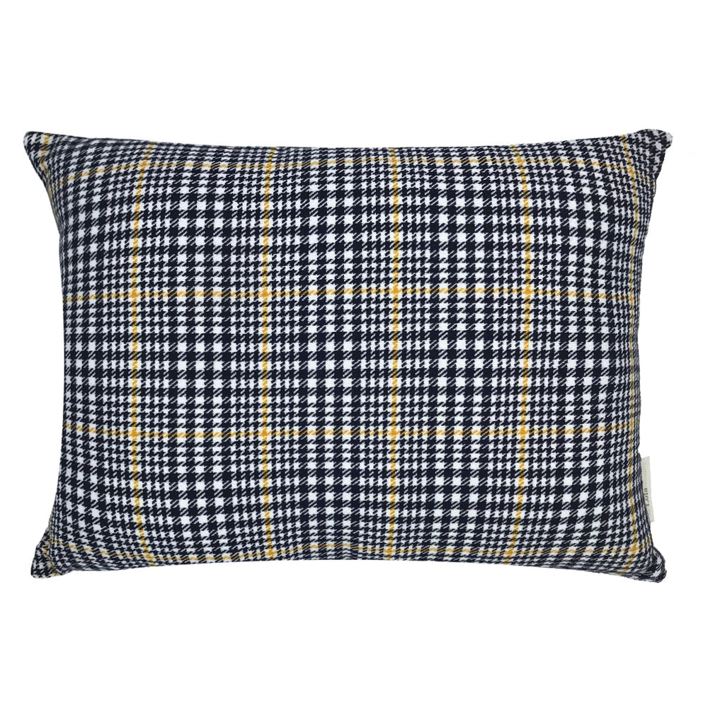 CAPA DE ALMOFADA XADREZ PIED POULE 50X35 CM